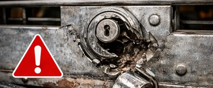 Serratura Serranda Bloccata